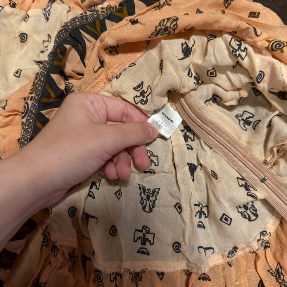 🍑SPELL RARE ARIZONA PEACH MINI DRESS 🍑 - Picture 4 of 9